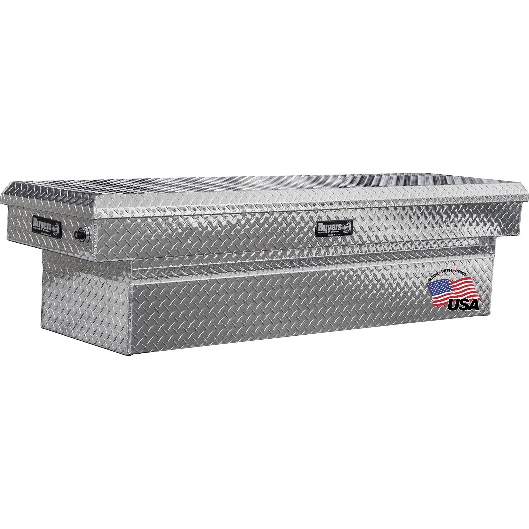 Buyers Products 18x20x71 Inch Diamond Tread Aluminum Crossover Truck Box ,Model# 1709435